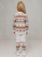 Кофта вязаная на молнии