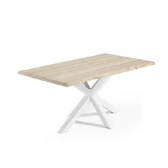 Обеденный cтол Arya 160x90 белый отбеленный дуб