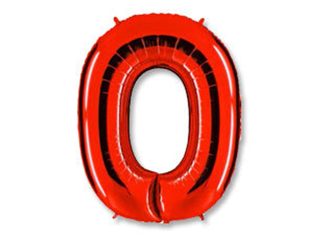 Г ЦИФРА 0  40" Красный