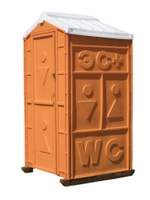 Туалетная Кабина  «Комфорт» в сборе Экомарка  деревянный поддон T-6 (1200x1100x2200см;75кг;серый) - арт.561385