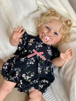 Кукла Реборн мягконабивная 60см в пакете (FA-581)