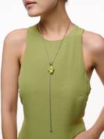 Колье "Nevalyashka" Green Silver