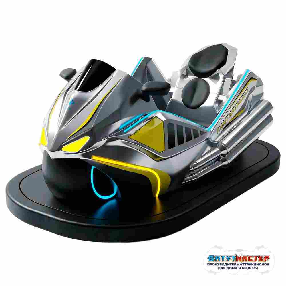 Бамперная электромашинка «Серебряный Бумер» для автодрома, для ТРЦ и парков