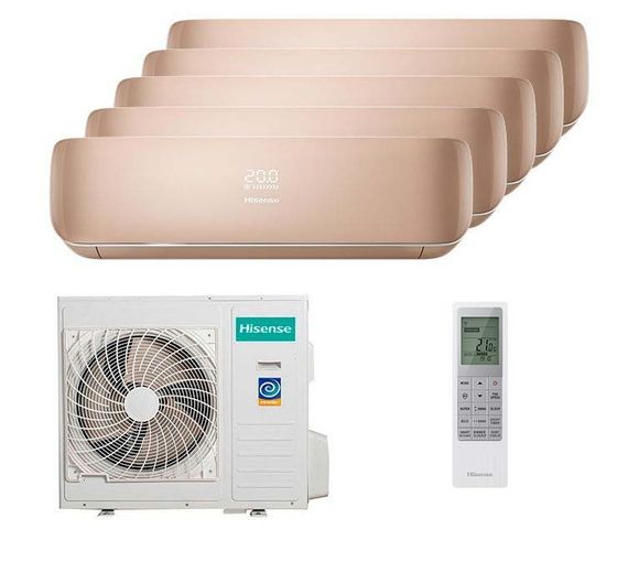 Мультисплит система на 5 комнат Hisense AMS-09UW4RVETG00(C) x 5 / AMW5-42U4RTA