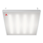 Светильник ГРИЛЬЯТО ДВО02-051 с БАП EM3 36Вт 5000К IP40 Матовый 4100лм 588х588х40мм WOLTA PRO