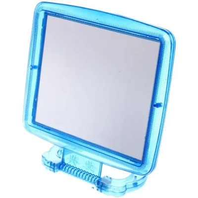 Зеркало настольное в пластиковой оправе «Выгодное» прямоугольник, подвесное 18*15см (Стикер на минивложение 15шт)