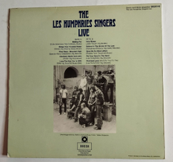 Винтажная виниловая пластинка LP The Les Humphries Singers Live (Germany 1972)