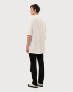RICK OWENS DRKSHDW ФУТБОЛКА БЕЛАЯ LIDO JUMBO