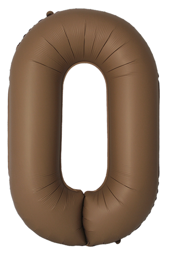 FM (40&#39;&#39;/102 см) Цифра, 0 Slim, Шоколад, Матовый, 1 шт. в уп.