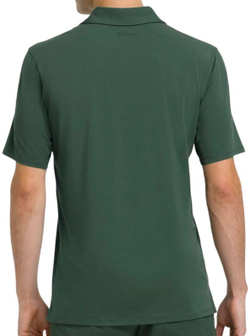 Мужское теннисное поло Wilson League - зеленый