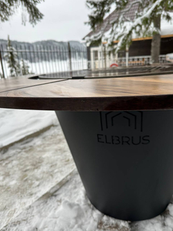 Стол-обод из HPL пластика 300 мм (Elbrus Grill)
