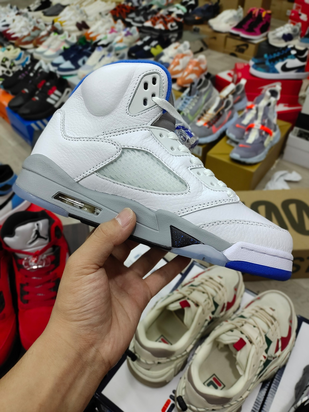 Jordan 5 Retro White Stealth (2021)