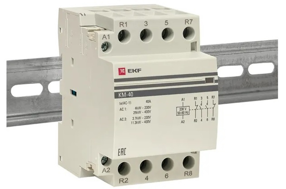 Контактор  EKF km-3-40-22