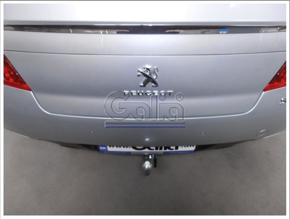 Оцинкованный фаркоп на Peugeot 508 седан, кроме GT 2011-2019 (без электрики), Galia P043C