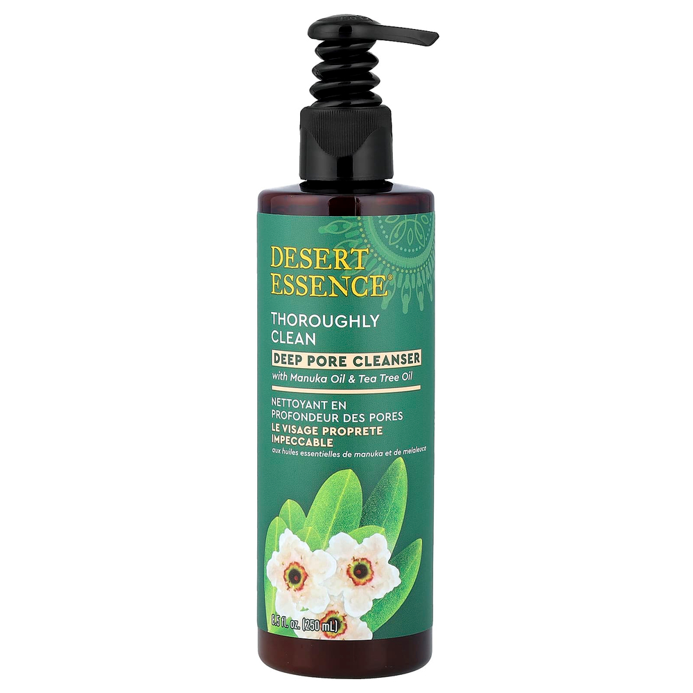 Desert Essence, Тщательно очищающее средство для глубокого очищения пор, 250 мл (8,5 жидк. унц.)