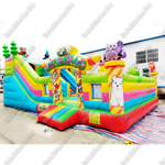 Коммерческий надувной батут "Дружная компания 2", 8*6*4 м