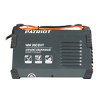 Аппарат сварочный инверторный PATRIOT WM 260 DVT MMA, входное напряжение: 1ф,140-240В;сварочный ток макс: 260A; ПВ при макс. токе: 70%, дисплей ARC FORCE, ANTI STICK, HOTSTART, TIG LIFT, VRD,Электроды Patriot ЭР-46, 3мм, 1кг