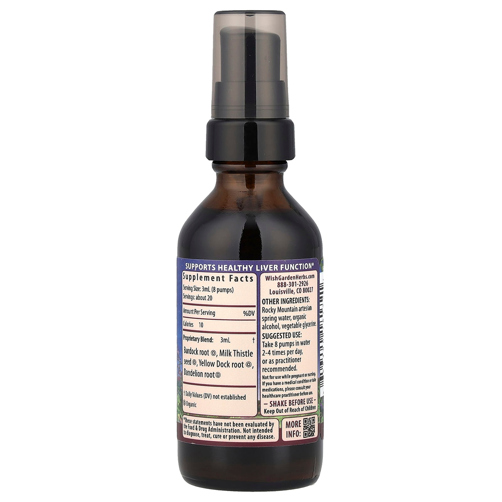 WishGarden Herbs, Liver ™ Strength, 59 мл (2 жидк. Унции)