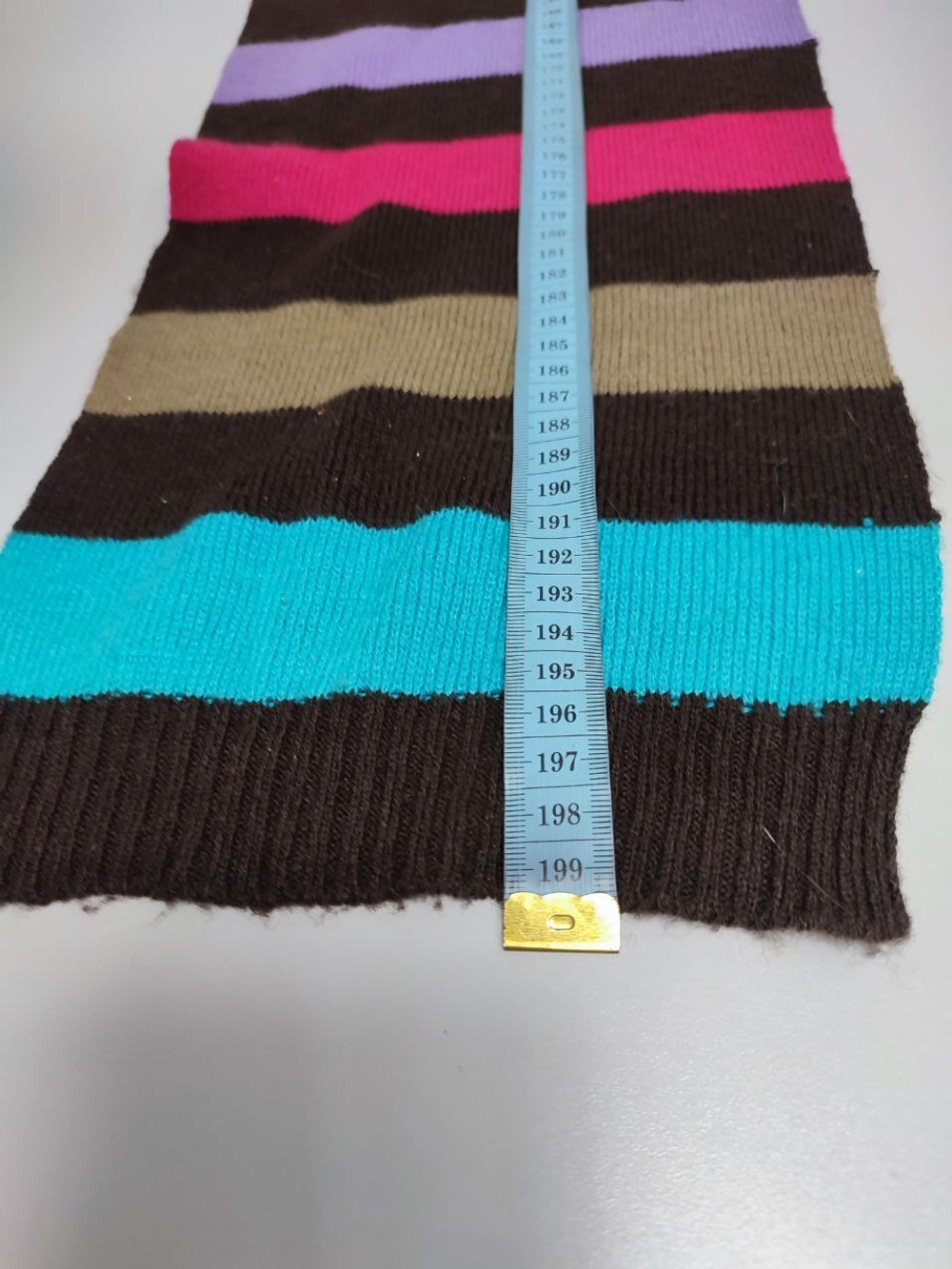 Шарф в полоску