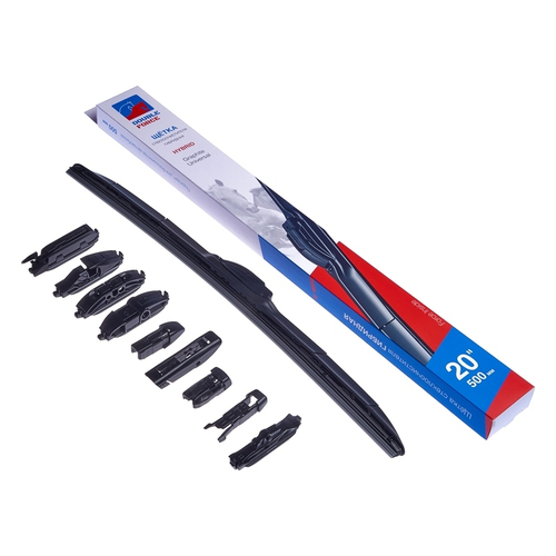 Щетка стеклоочистителя гибридная Double Force 500 мм (20") DFHY20