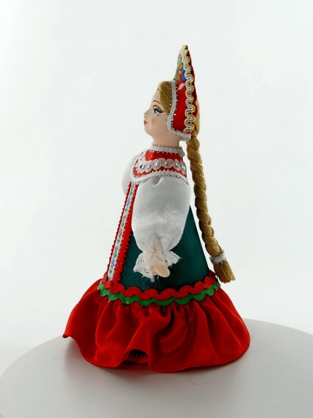 Кукла коллекционная Потешного промысла девушка в традиционном костюм(стилизация).