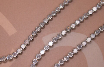 Цепь стразы 5 мм плотная