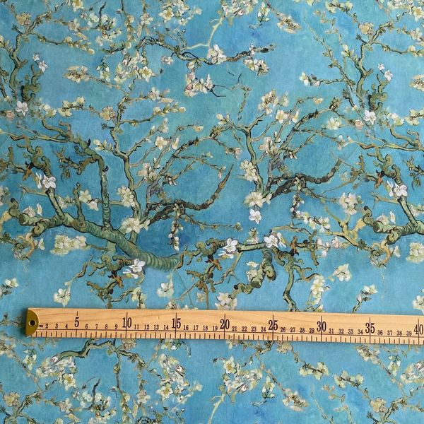 Цветущая ветка, Ван Гог, хлопок Handmade Fabrics 2