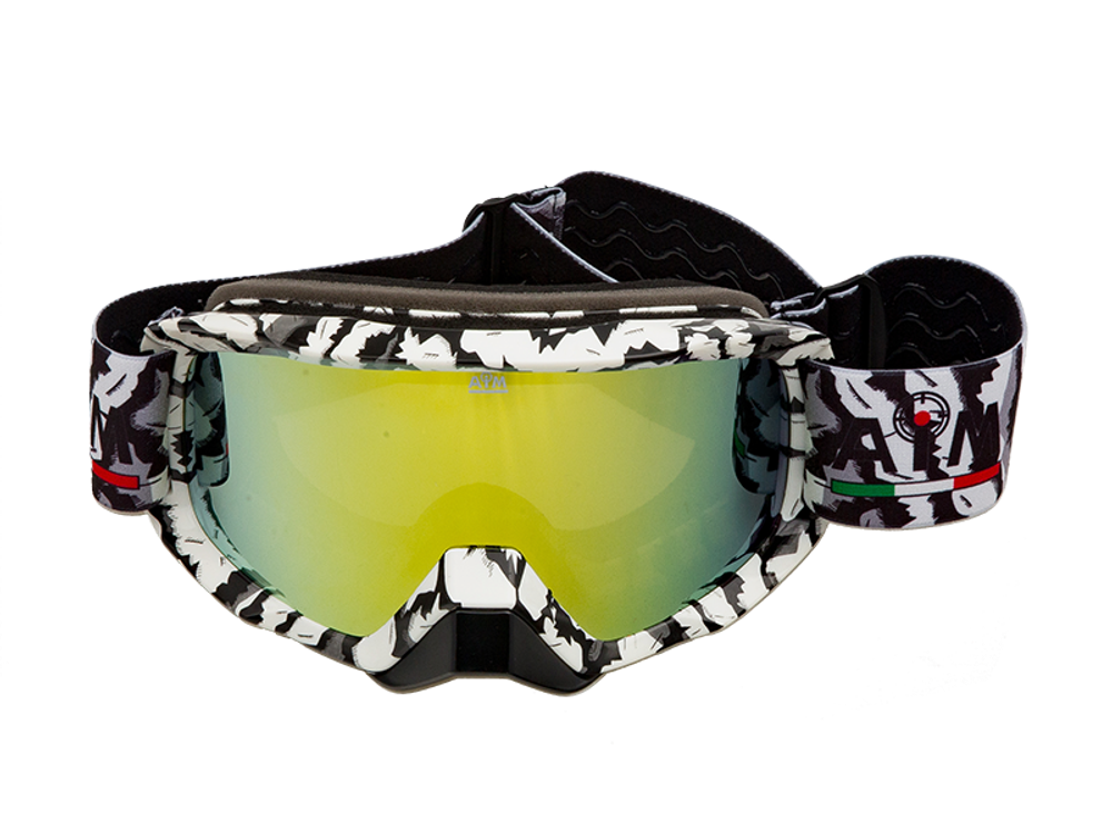 Очки снегоходные с двойной линзой AiM Camouflage Glossy