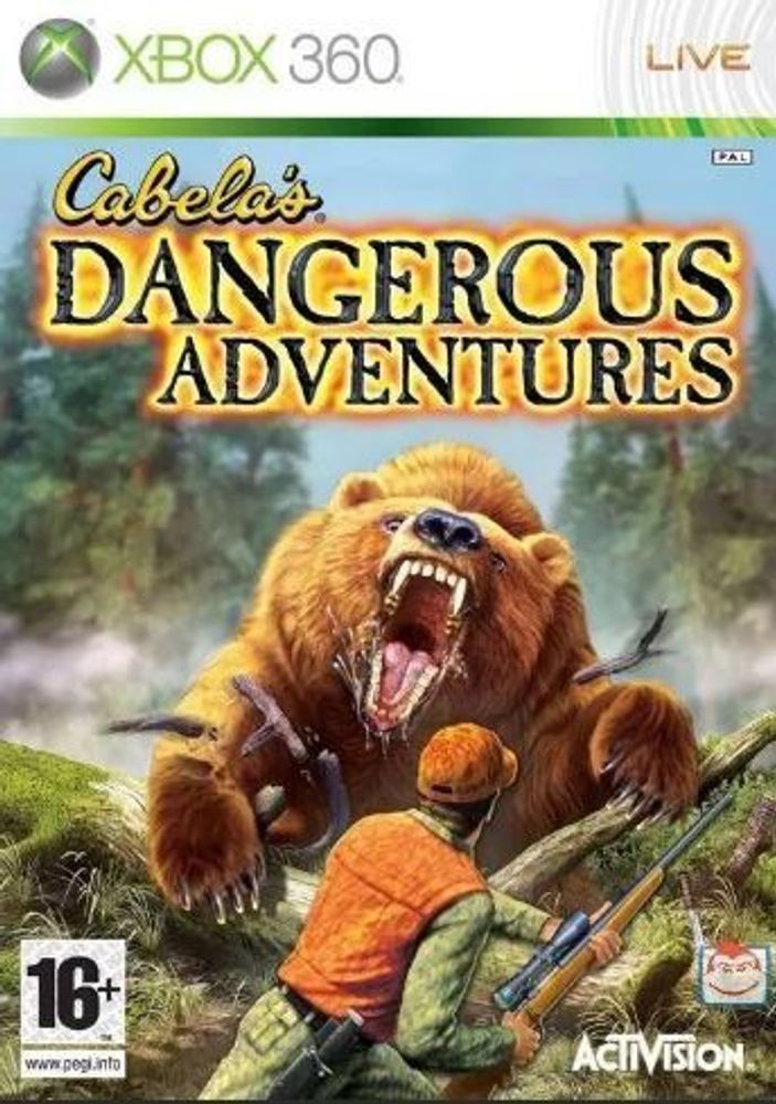 Cabela&#39;s Dungerous Adventures Xbox 360 б/у