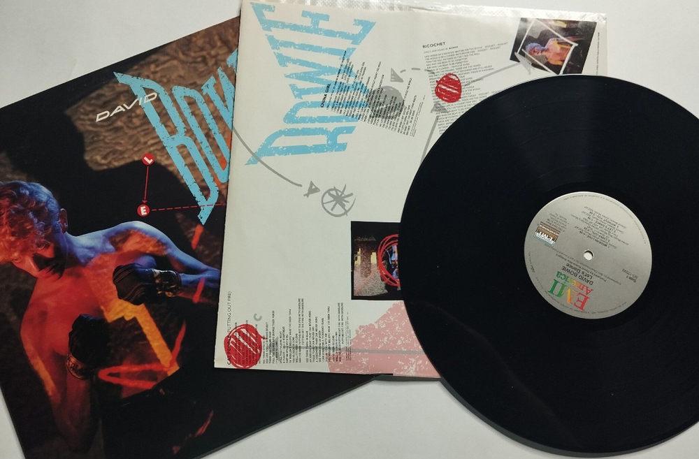 Винтажная виниловая пластинка LP David Bowie Lets Dance (USA 1983)