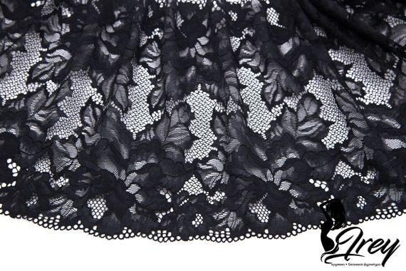 03-274 Кружево эластичное 23 см, черный