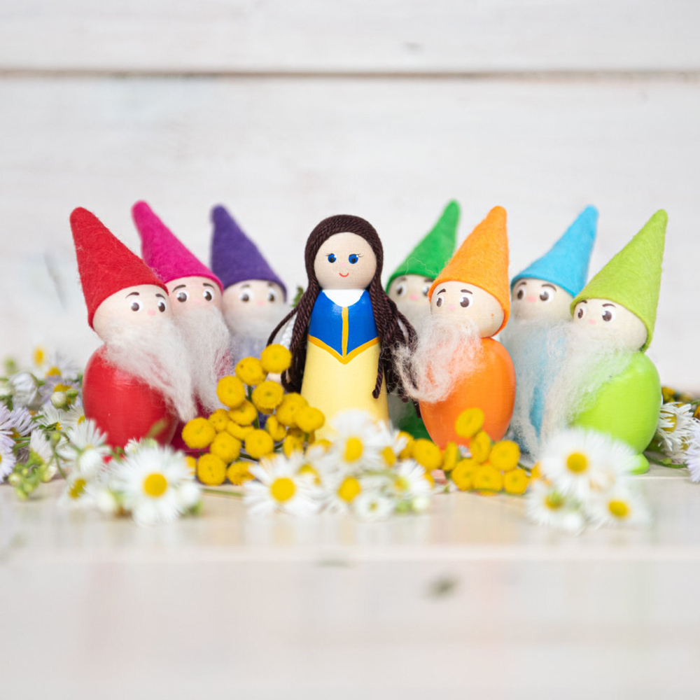 Набор пальчиковых игрушек Белоснежка и 7 гномов, Вальда