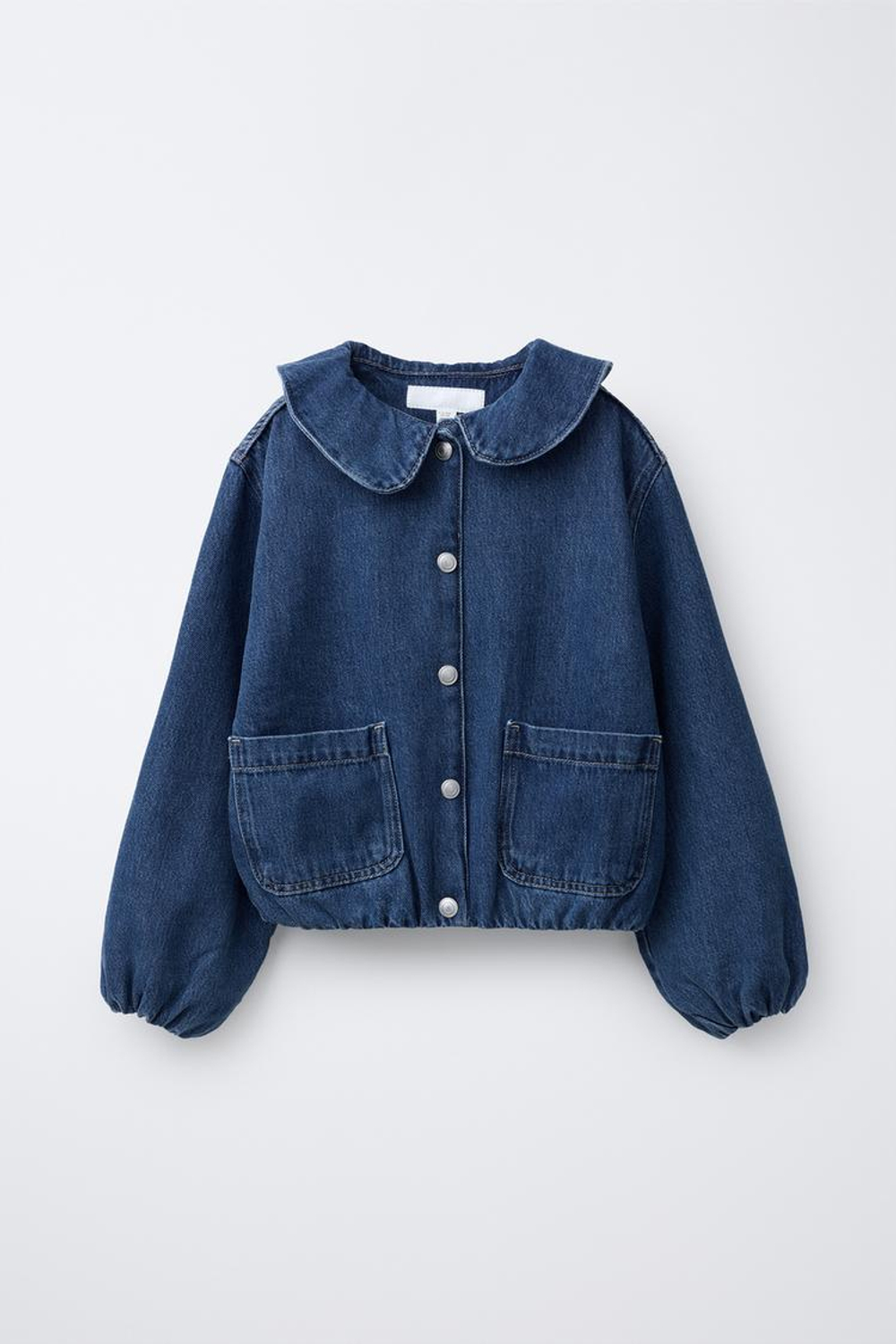 ZARA ДЖИНСОВАЯ КУРТКА, СИНИЙ