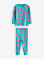 Пижама для девочки Next Q96-809, 3 шт., Фуксия, Сиреневый, Бирюзовый