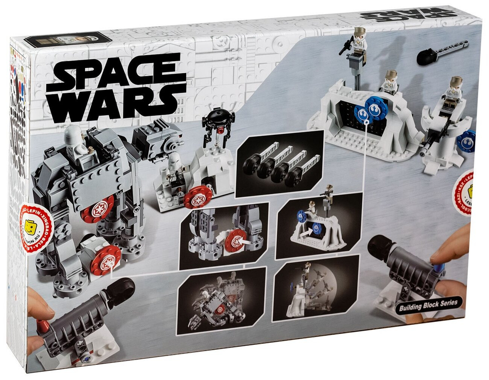 Конструктор Space Wars 11423 "Защита базы Эхо", 534 детали