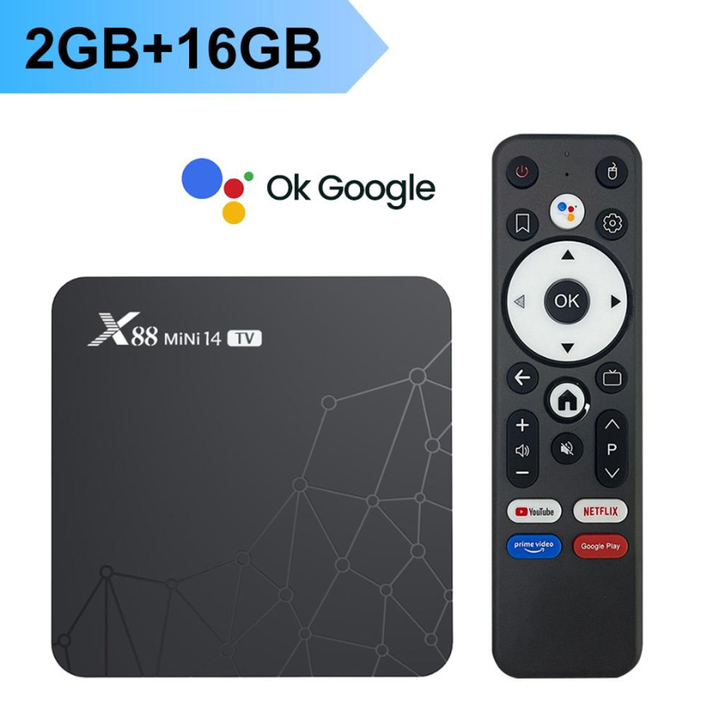 Приставка Смарт TV Box Андроид X 88 Mini 2/16 Гб