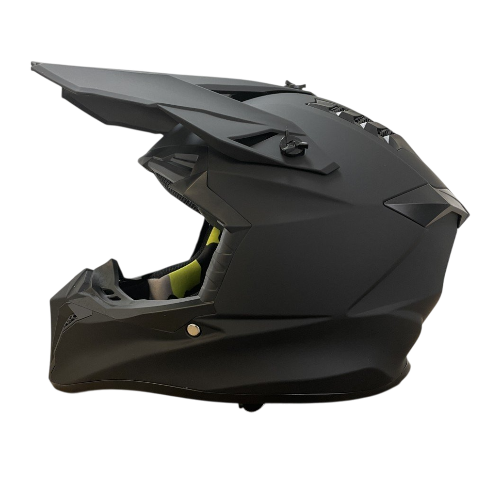 Шлем кроссовый MOTAX матовый черный (G10) L (59-60)
