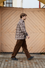 Брюки "Velvet" коричневые