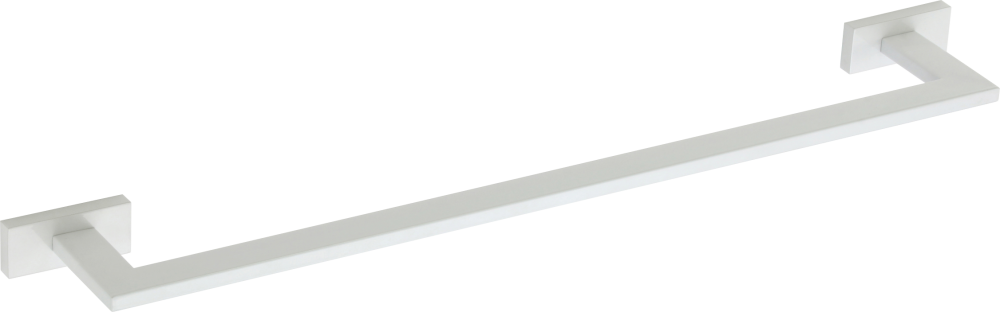 88070-F Держатель для полотенца 55 см. (БЕЛЫЙ) GANZER (20/1шт)