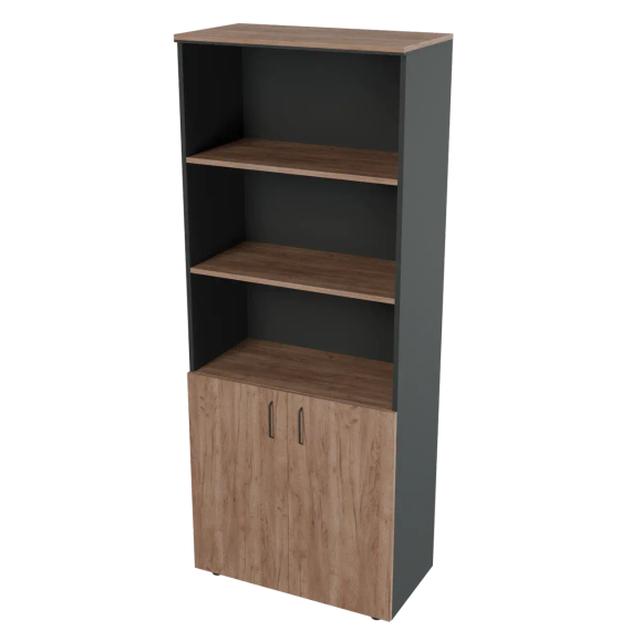 Шкаф для документов полуоткрытый Prego office 800х420х2000 ПОШВШП