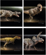 Тетрадь общая 48 листов на скрепке "Динозавры"