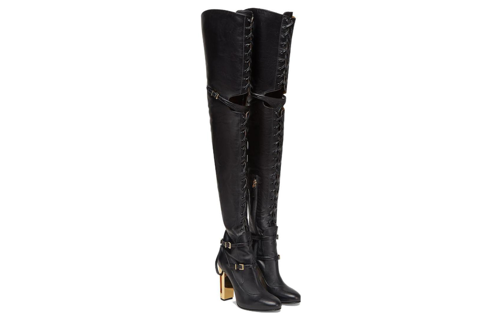 FENDI Over the knee Boots Women"s Black