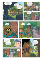 Комикс Minecraft: Дневник героя. Слабаку в пустыне не место. Книга 3
