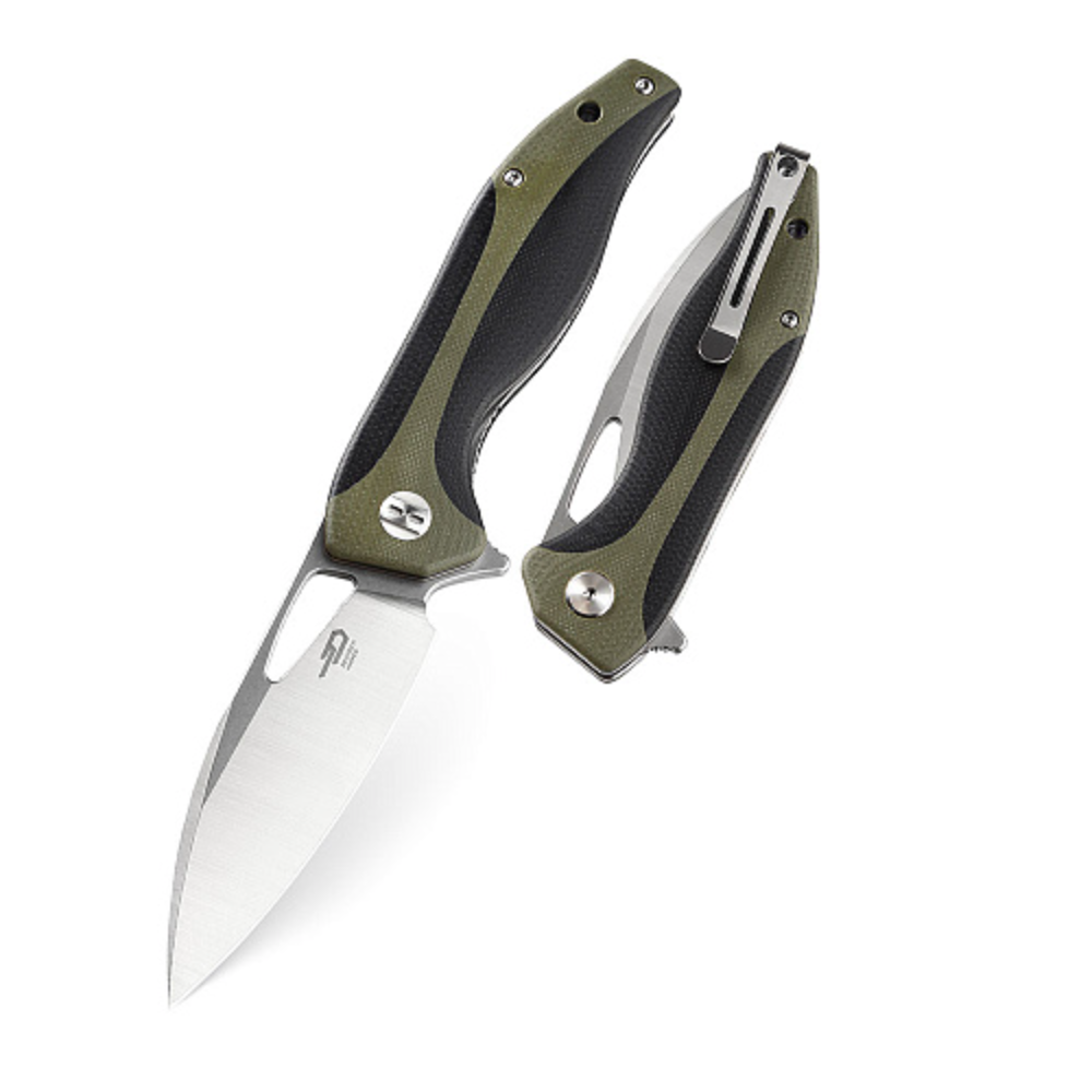 Нож Bestech Komodo сталь D2, рукоять G10 черно-зеленая