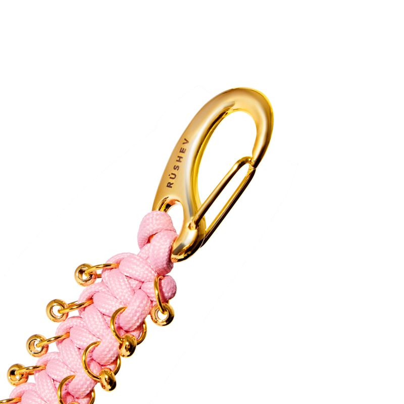 Брелок Любовники – Золото, Розовый