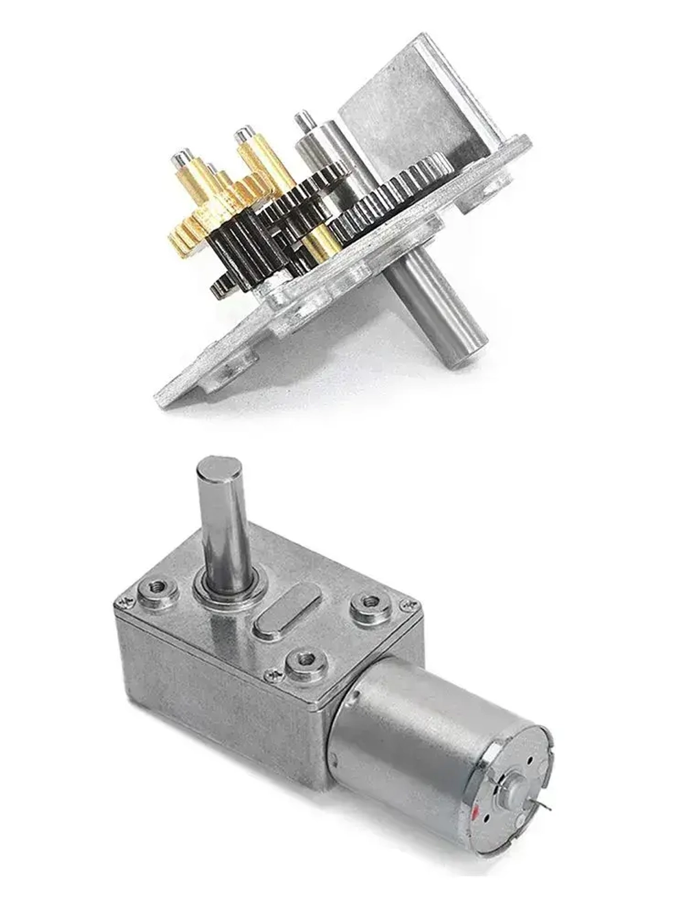 мотор редуктор 12в 55 об/мин вал 6mm