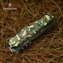 Нож многофункциональный Victorinox Huntsman 91 мм, Woodland
