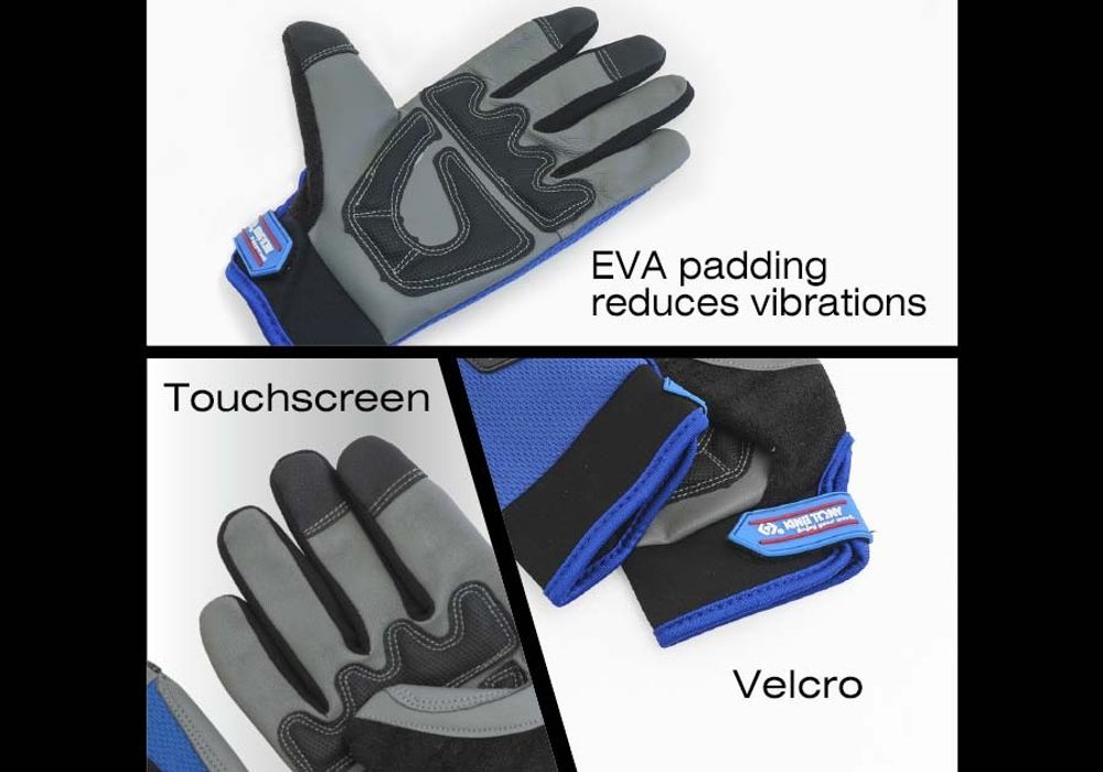 KING TONY (9TH42-XL) Перчатки антивибрационные, размер XL