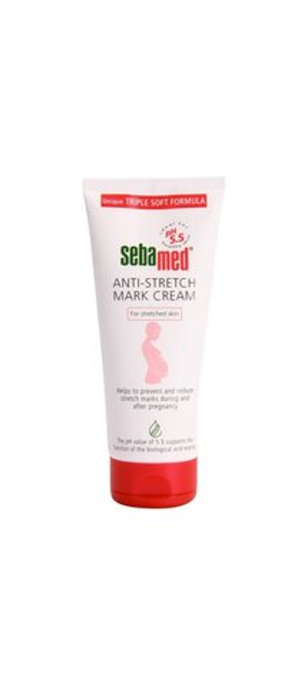 Sebamed Anti-Stretch Mark Cream - крем для тела, который уменьшает существующие растяжки и предотвращает образование новых /   200  ml  / GTIN 4103040921963