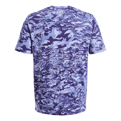 Мужское теннисное поло Under Armour ABC Camo T-Shirt Men - Dark Blue, Blue